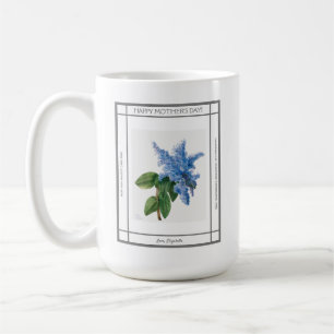 Flieder Vintage Muttertags-Kaffeetasse Kaffeetasse