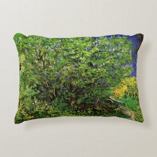 Flieder von Vincent van Gogh, Vintage Gartenblumen Zierkissen