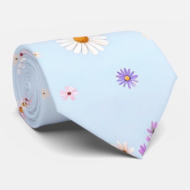Fliederblüten  krawatte (Gerollt)
