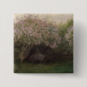 Fliedern Claude Monets , graues Wetter, 1872 Button