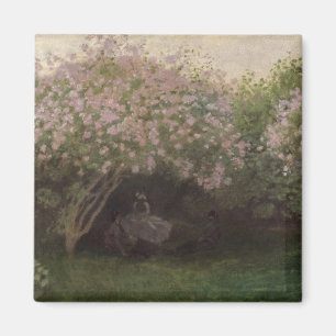 Fliedern Claude Monets  , graues Wetter, 1872 Magnet