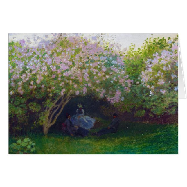 Fliedern, graues Wetter Claude Monet (Vorderseite (Horizontal))