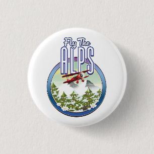 Flieg die Alpen Button