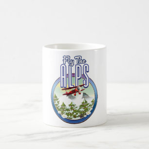 Flieg die Alpen Kaffeetasse