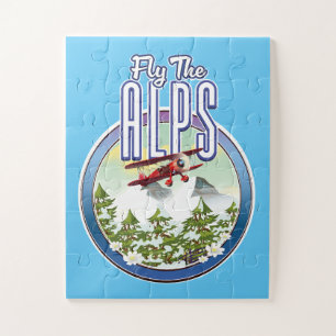 Flieg die Alpen Puzzle