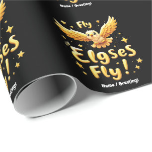 Flieg Elgses Flieg Inspirierende Adler Kunst Geschenkpapier