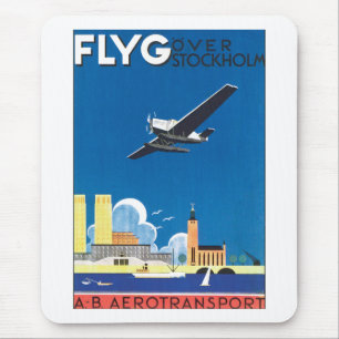 Flieg über Stockholm Mousepad