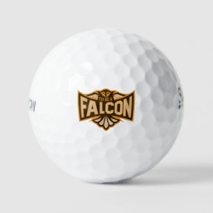 Flieg wie ein Falke Sepia Golfball