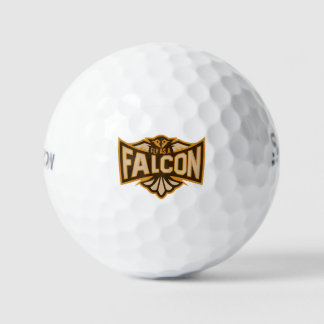 Flieg wie ein Falke Sepia Golfball