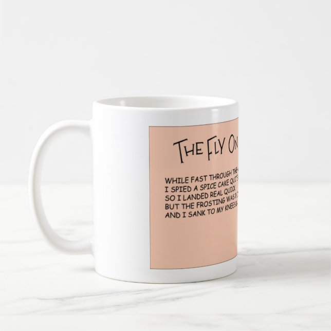 Fliege am Limerick-Tag Kaffeetasse (Links)