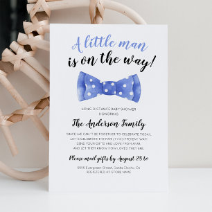Fliege Baby Shower Per Post Weite Entfernung Einladung