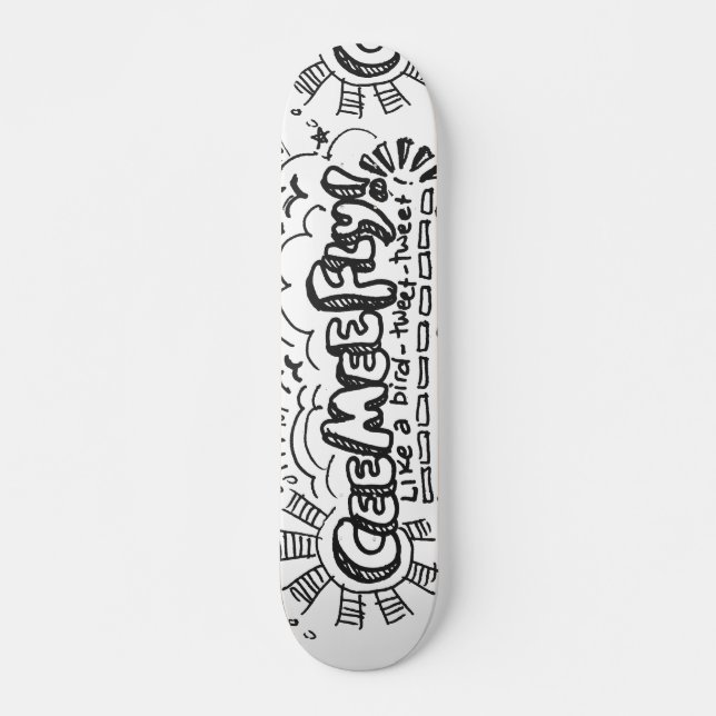 Fliege Cee Mee Skateboard (Vorne)