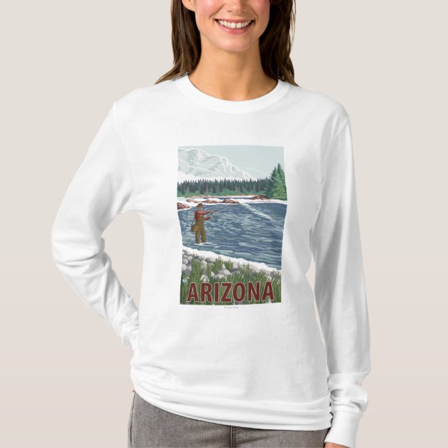 Fliege FishermanArizona T-Shirt (Vorderseite)