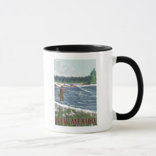 Fliege FishermanNew Mexiko Tasse