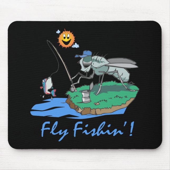 Fliege Fishin Mousepad (Vorne)