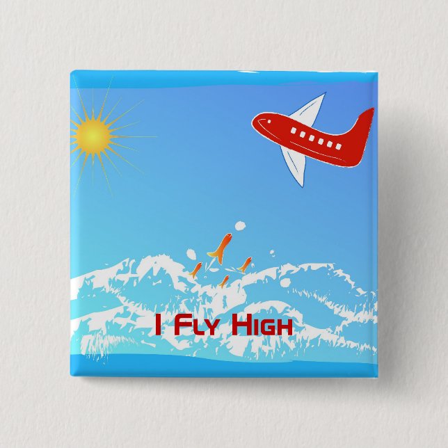 Fliege hoch button (Vorderseite)