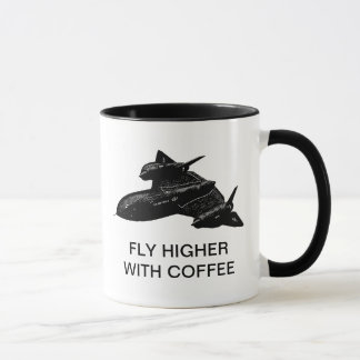 FLIEGE HÖHER MIT KAFFEE TASSE