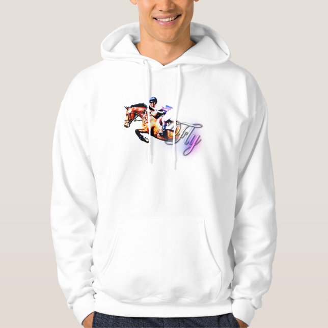 Fliege Hoodie (Vorderseite)