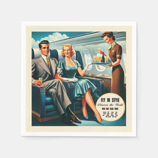 Fliege im Stil Serviette (Vorderseite)