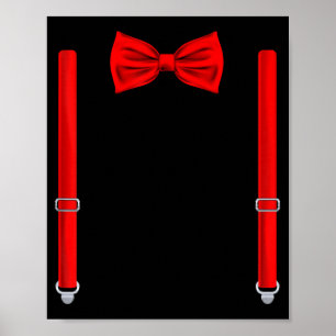 Fliege mit Klammern Hochzeit und besondere Anlässe Poster