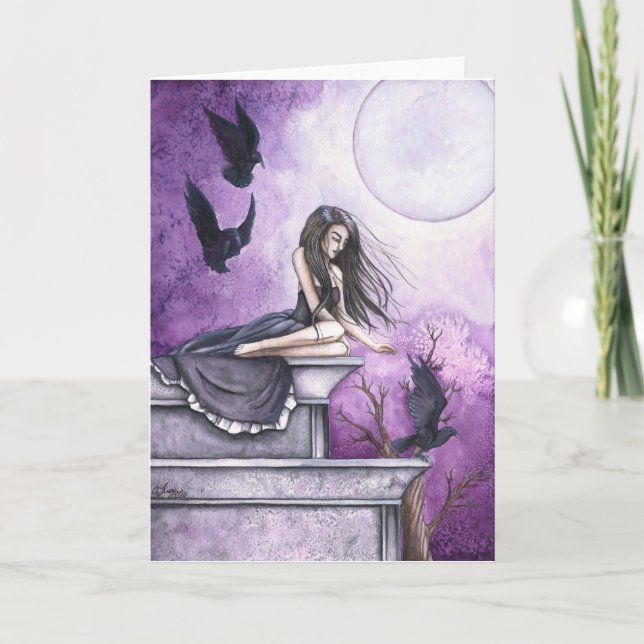 "Fliege mit mir" Gruß-Karte Karte (Vorderseite)