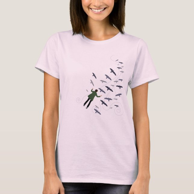 Fliege rüber. T-Shirt (Vorderseite)
