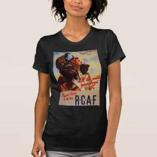 Fliege und Kampf mit der RCAF T-Shirt