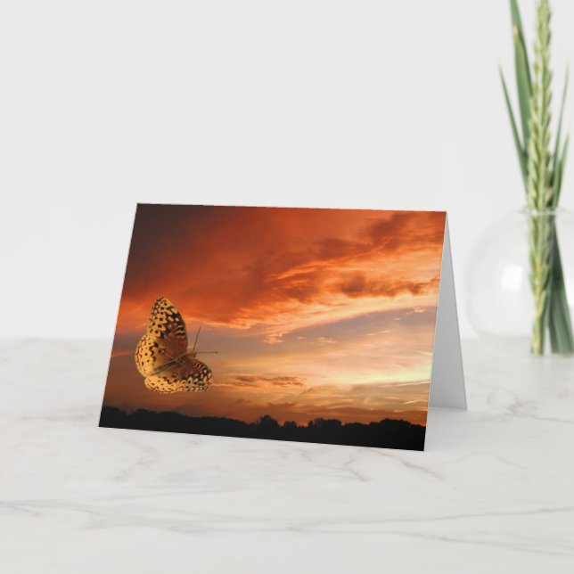 Fliege weg karte (Vorderseite)