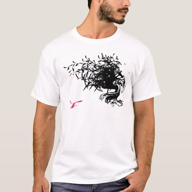 Fliege weg T-Shirt (Vorderseite)