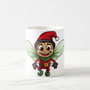 Fliege Weihnachten Kaffeetasse