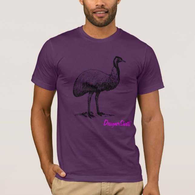 FliegeEmu T-Shirt (Vorderseite)