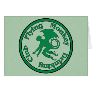 Fliegen-Affe-trinkender Verein