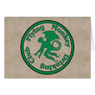 Fliegen-Affe-trinkender Verein