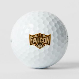 Fliegen als Falken-Sepia Golfball