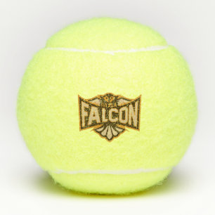 Fliegen als Falken-Sepia Tennisbälle