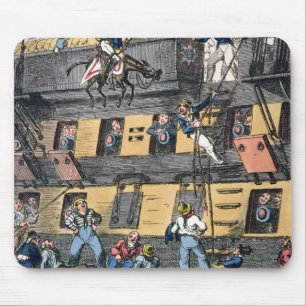 Fliegen-Artillerie oder ein Pferdemarinesoldat Mousepad