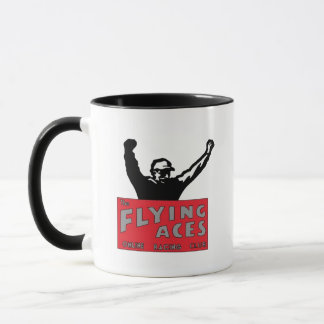 Fliegen-As-schwarze Logo-Tasse Tasse