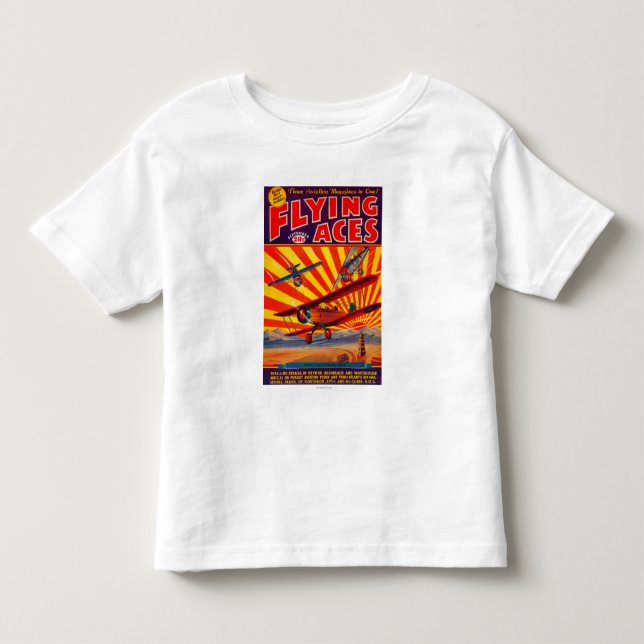 Fliegen-As-Titelseite2 Kleinkind T-shirt (Vorderseite)