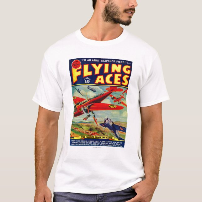 Fliegen-As-Titelseite3 T-Shirt (Vorderseite)