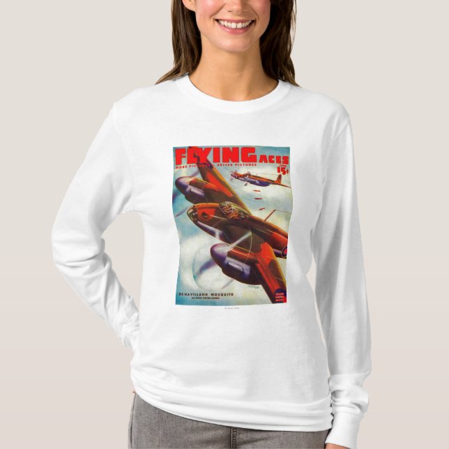 Fliegen-As-Titelseite4 T-Shirt (Vorderseite)