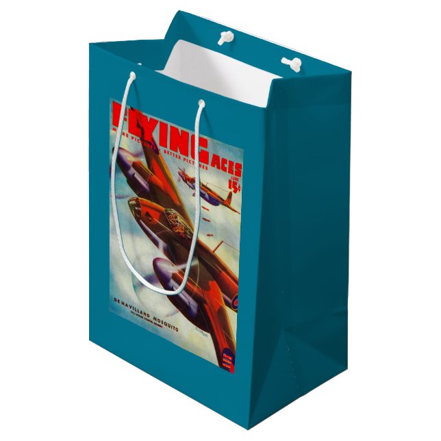 Fliegen-As-Titelseite5 Mittlere Geschenktüte (Vorderseite Schrägansicht)