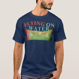 FLIEGEN AUF DEM WASSER, RETRO, SCHMETTERLINGSSCHWI T-Shirt
