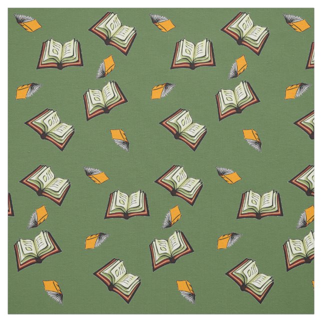 Fliegen-Bücher! Stoff (Muster)