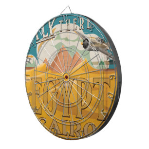 Fliegen dort - Ägypten Dartscheibe