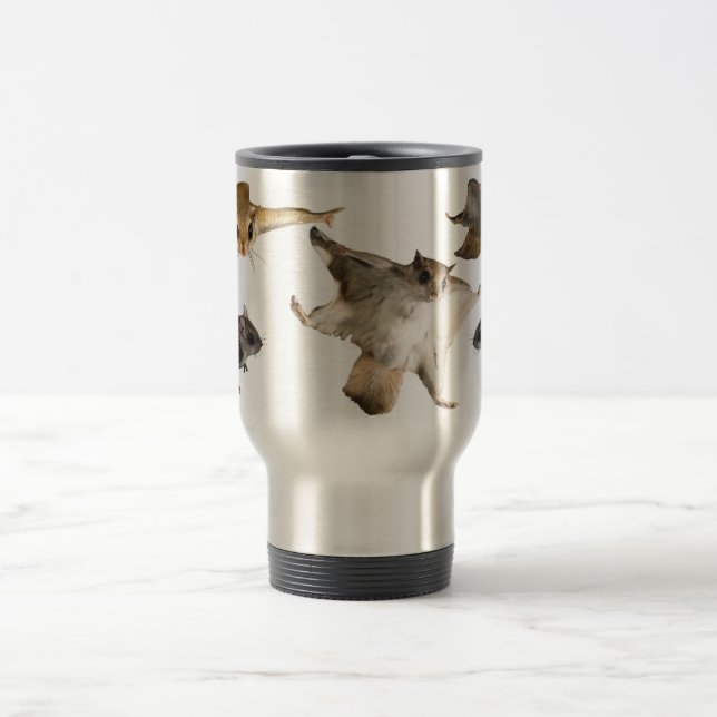 Fliegen-Eichhörnchen-Reise-Tasse Reisebecher (Mittel)