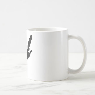 Fliegen-Eichhörnchen-Silhouette Tasse