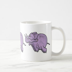 Fliegen-Elefant Kaffeetasse