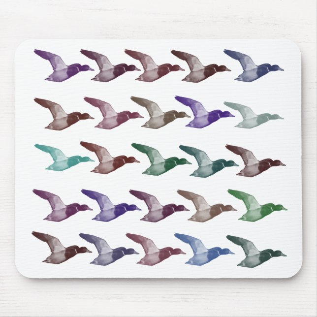 Fliegen-Ente Mousepad (Vorne)