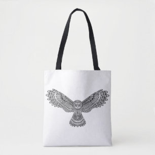 Fliegen-Eule Zendoodle 2