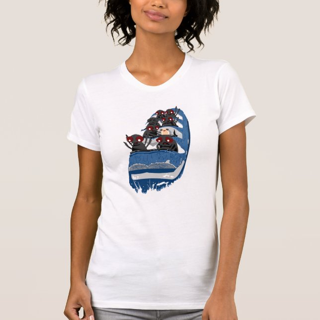 Fliegen-Fahrt - Frauen T-Shirt (Vorderseite)